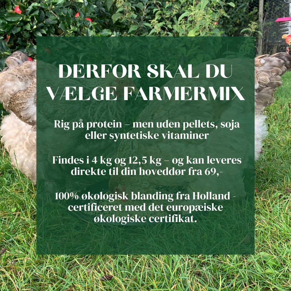 Farmermix fra Rosenbud - økologisk hønsefoder