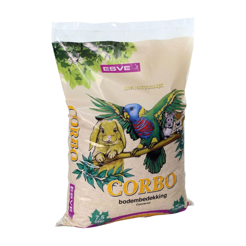 Majsstrøelse bunddække høns