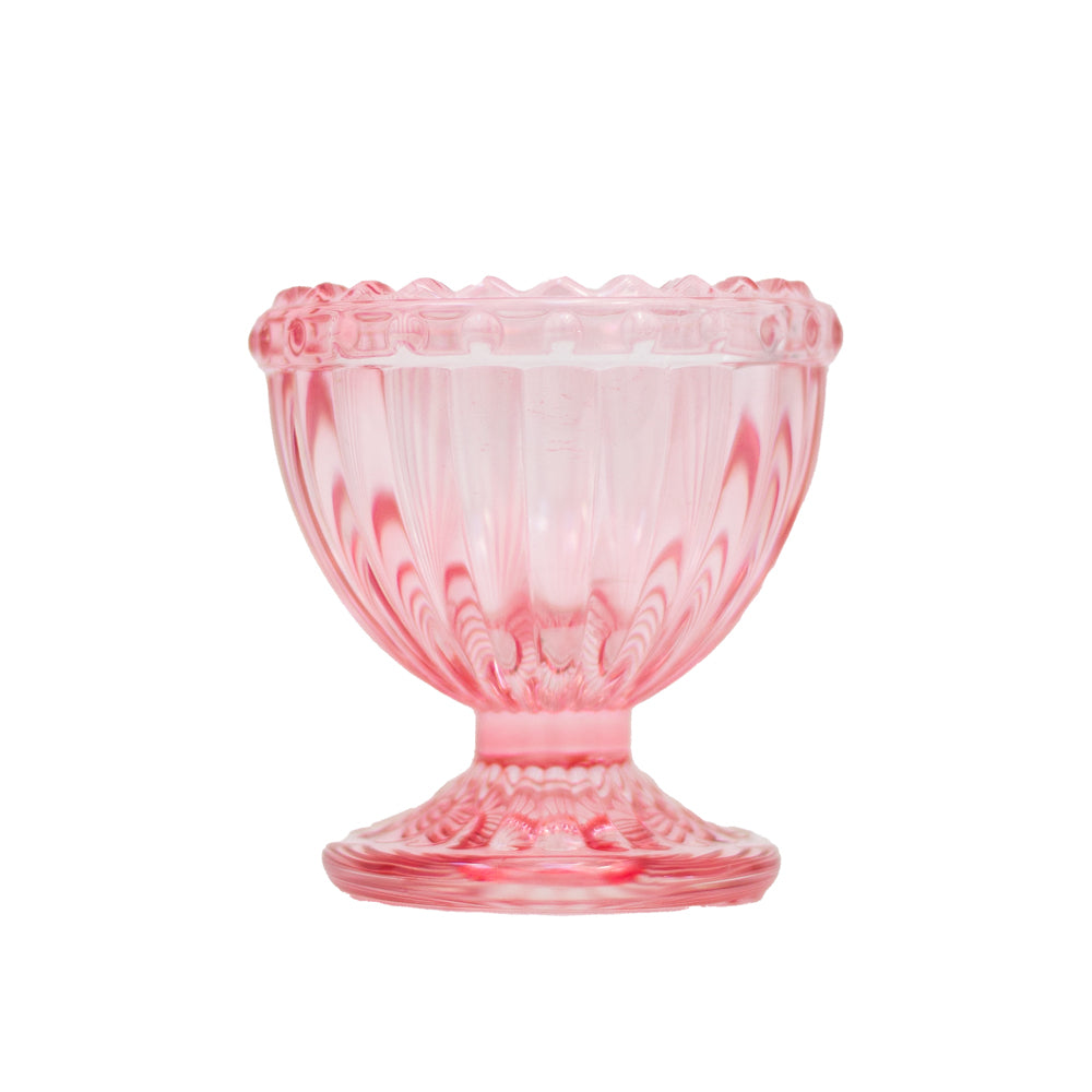 Rosa glas æggebægere
