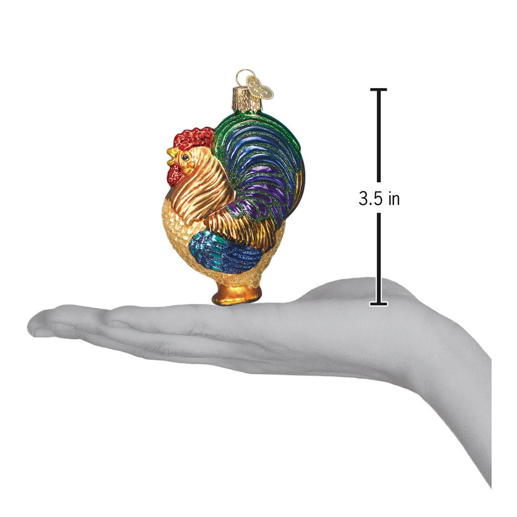 glaskugle hane 8,9 cm høj