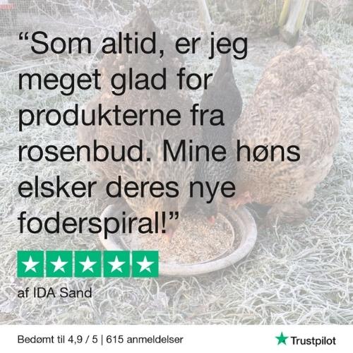 Foderspiral anmeldelse hos Rosenbud 